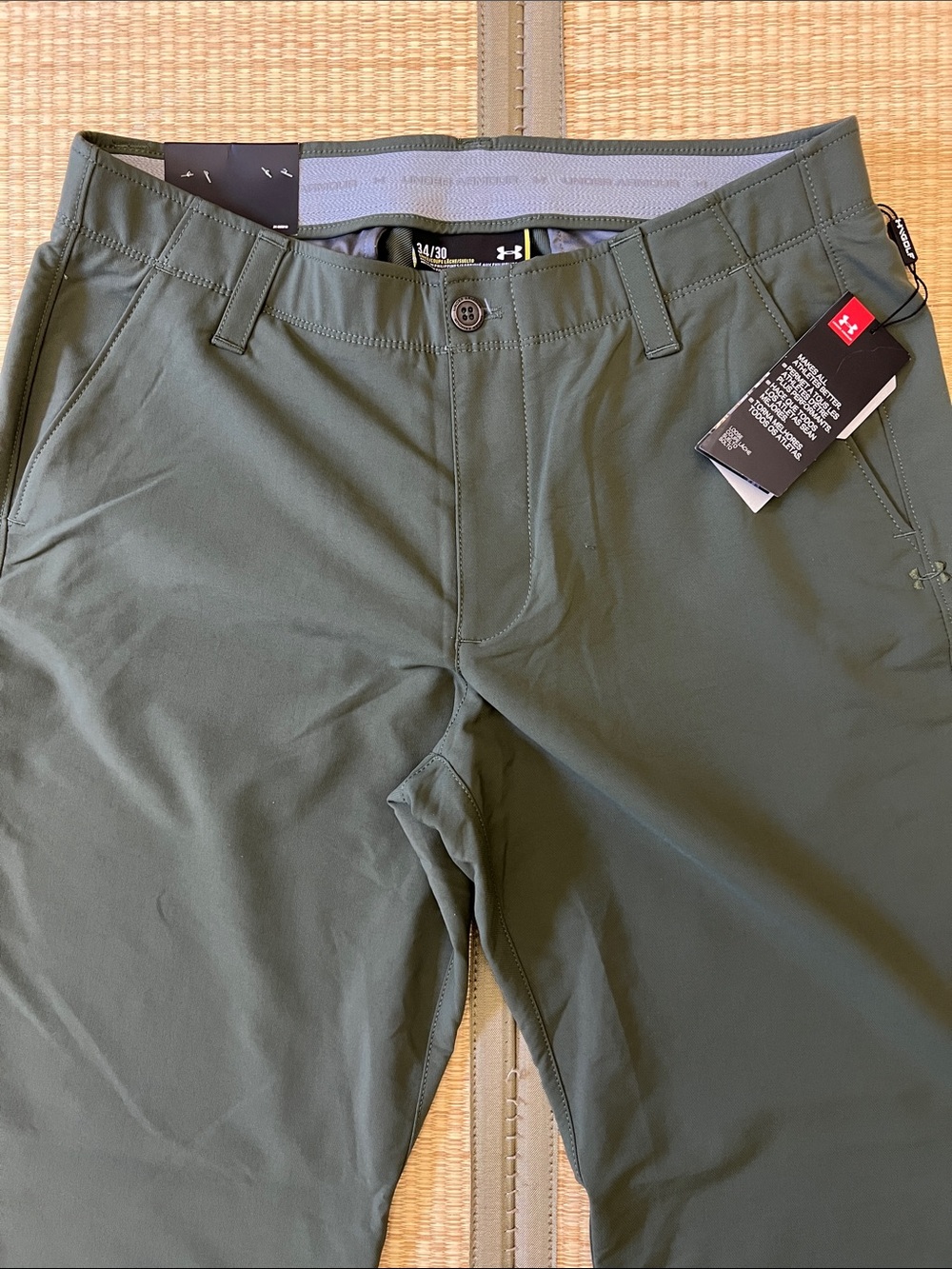 Under Armour Men's Dark Olive Performance Chinos